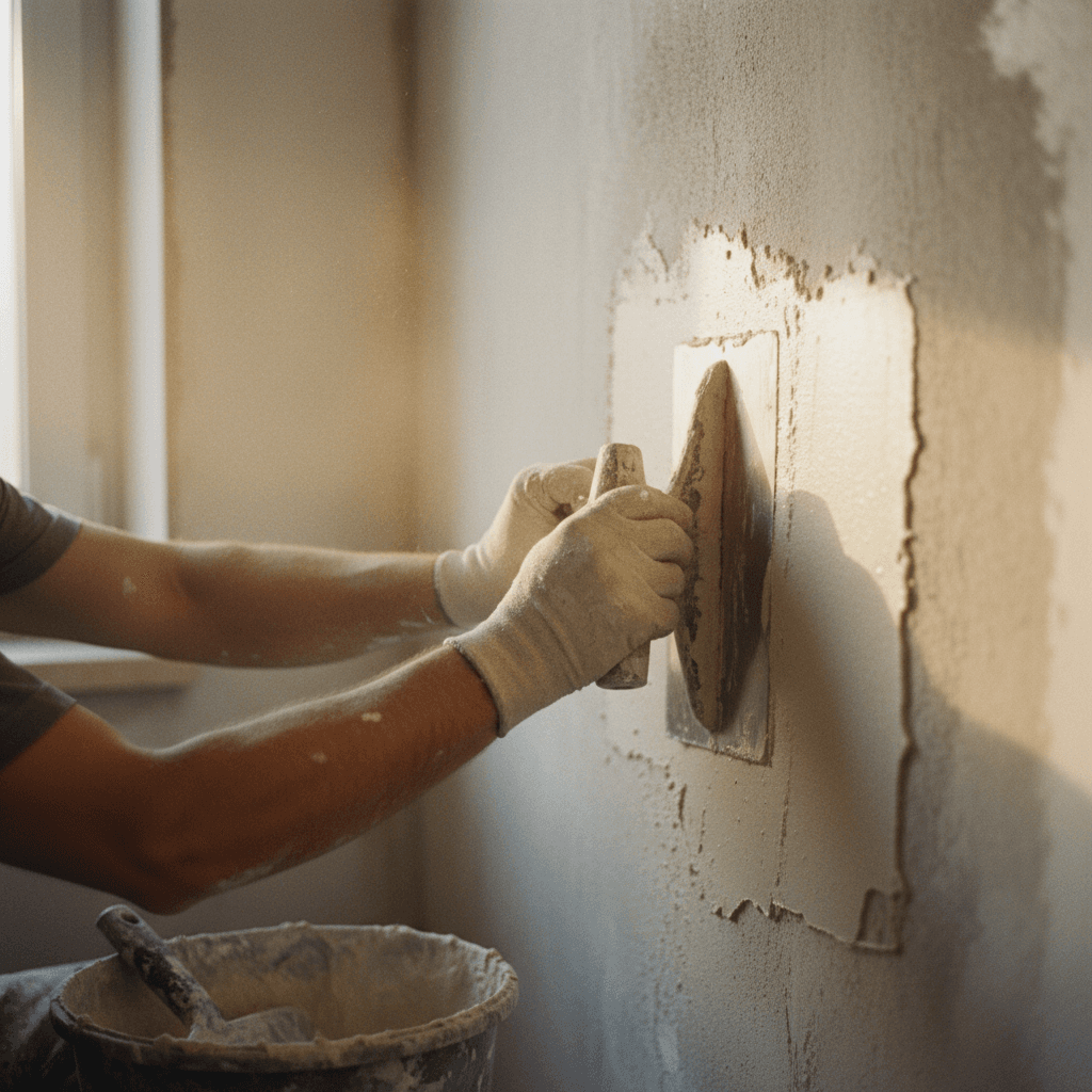 Plastering work