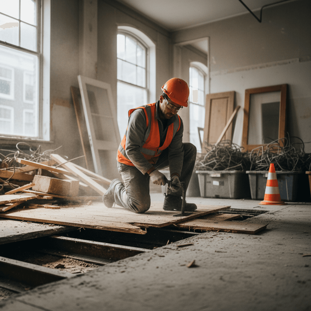 Demolition and site preparation work